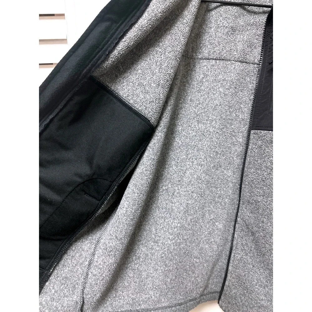 The North Face Men’s Denali Polartec Fleece Jacket Gray‎ Black Full Zip Small
